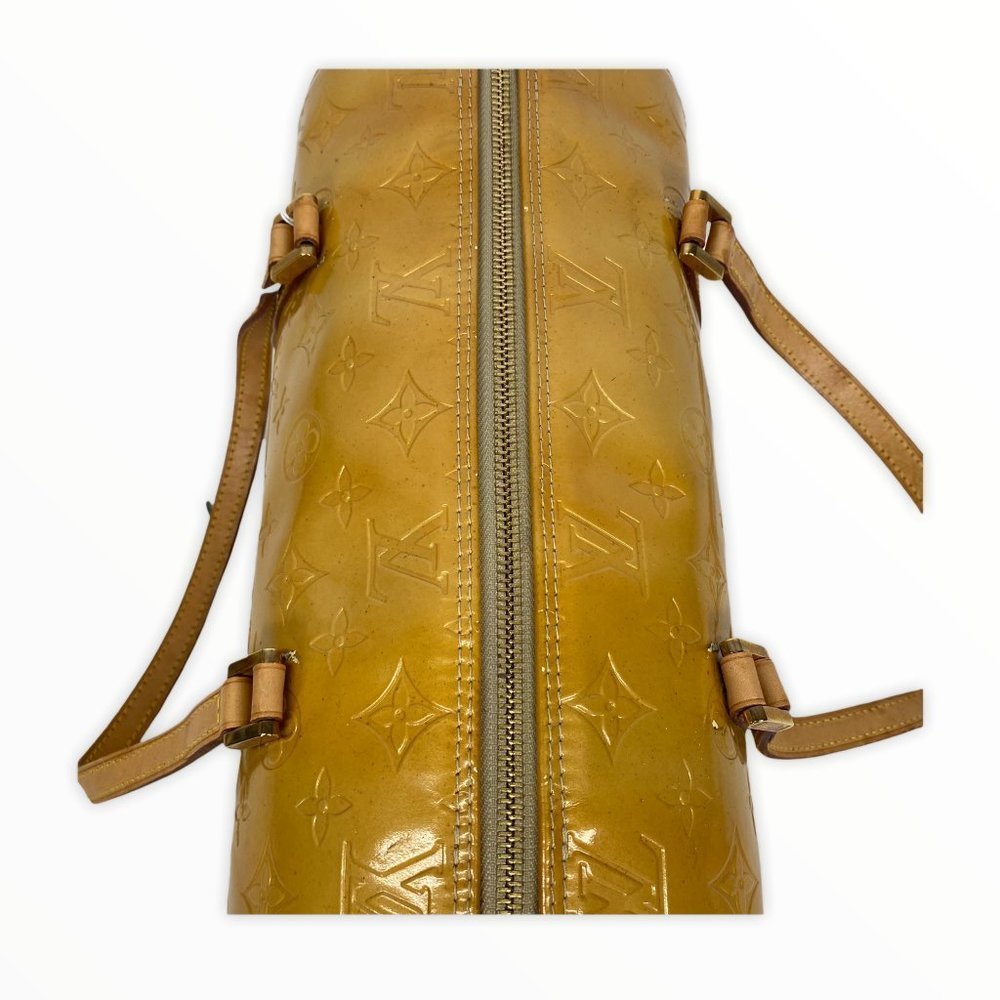 LOUIS VUITTON BEDFORD BEIGE VERNIS YELLOW 874125 - Picture 8 of 13